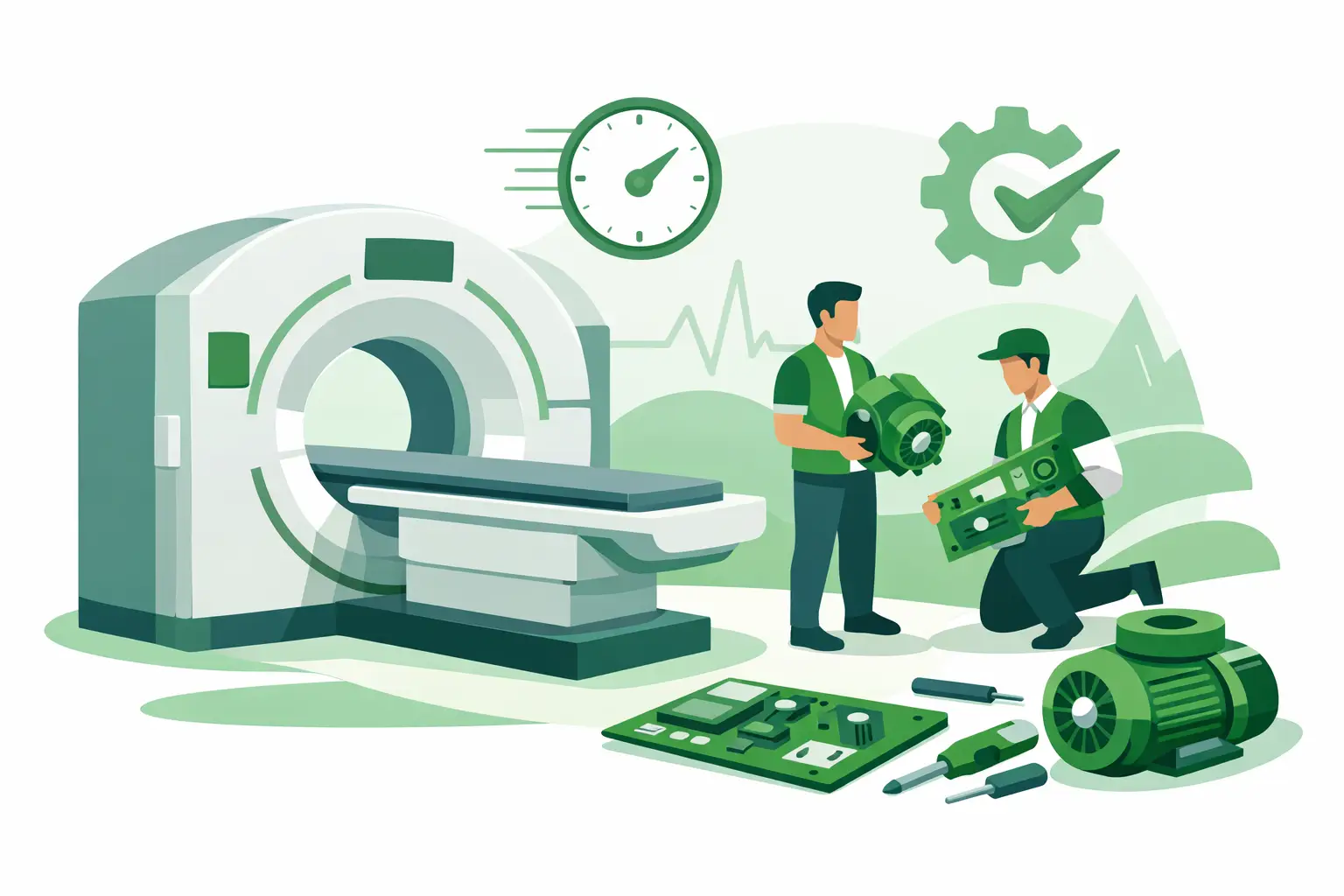 SPECT Scanner Service Parts That Cut Downtime